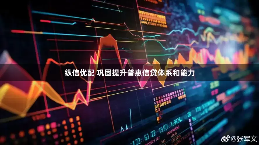 纵信优配 巩固提升普惠信贷体系和能力